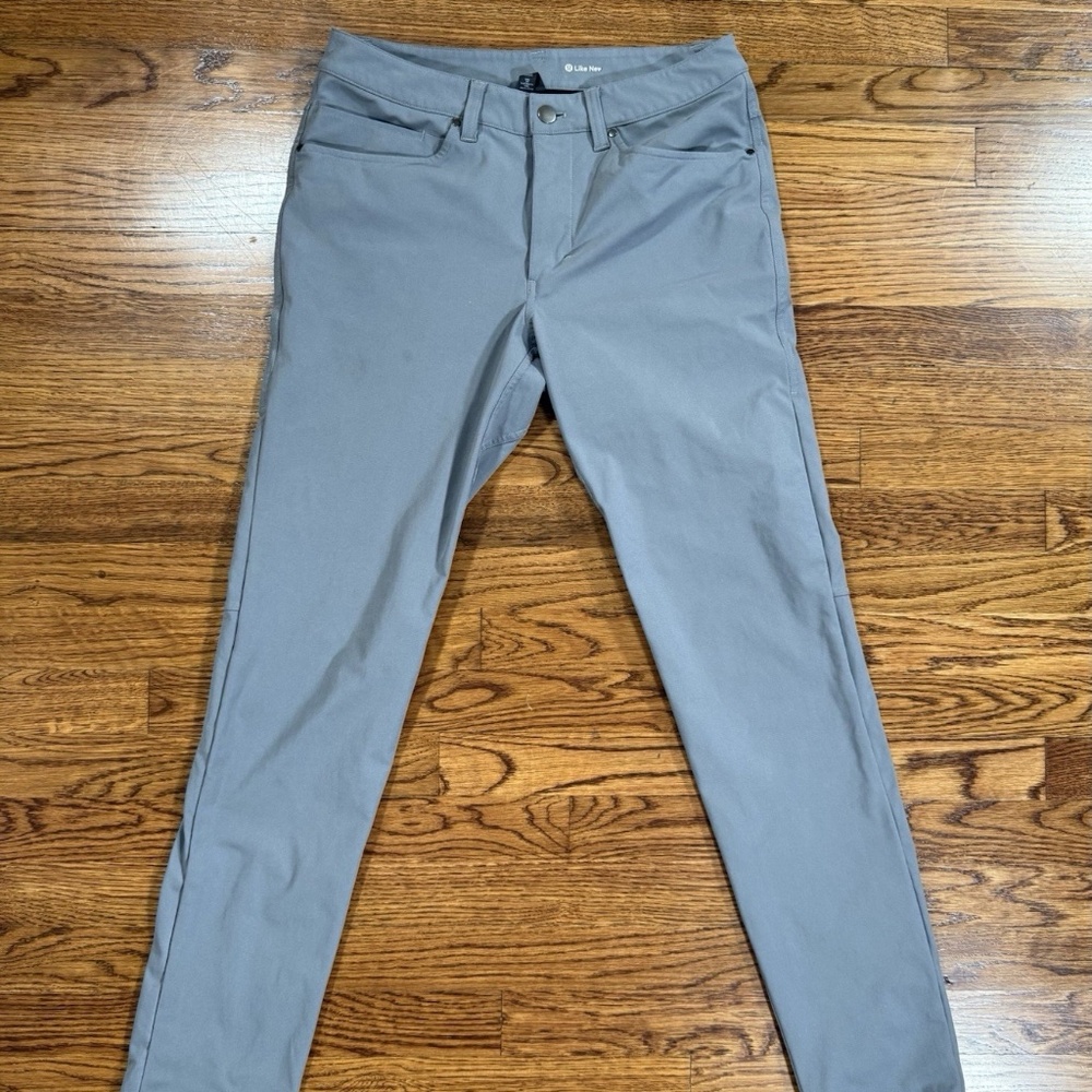 Lululemon Chino Pants Grey Mens Size 29 Pre Owned